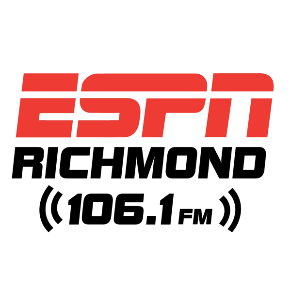 106.1 ESPN Richmond logo